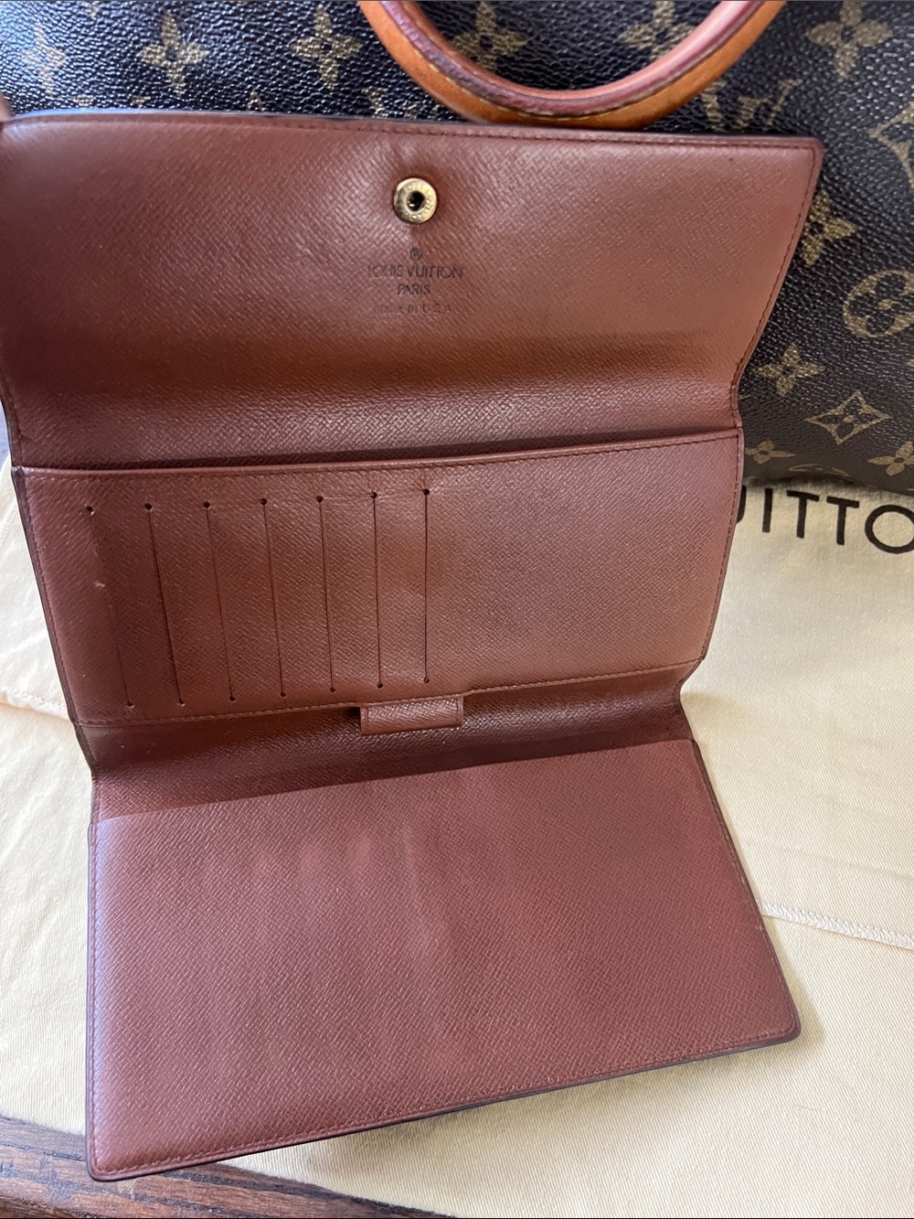 Louis Vuitton Monogram speedy 35 with wallet - Picture 13 of 16